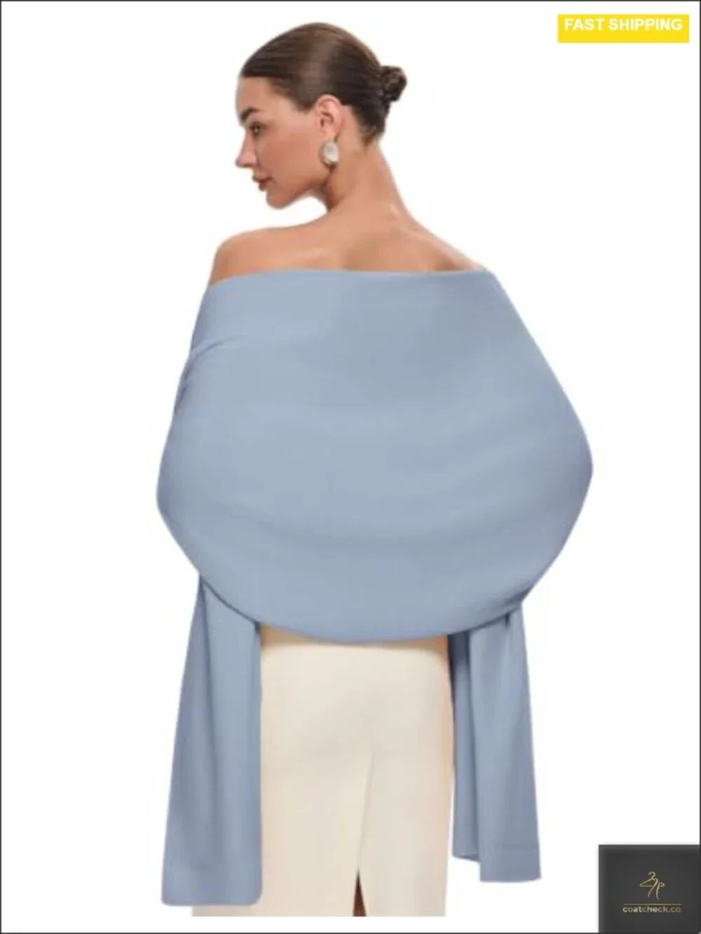 Women's Pashmina Shawl Wrap, Extra Long Winter Scarf for Bridal Evening